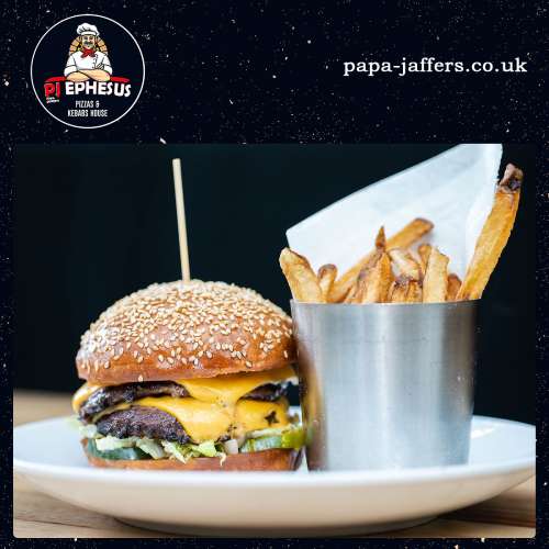 Papa Jaffer`s Edinburgh Burger